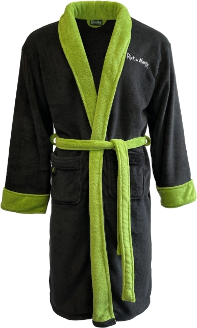 Herren-Bademantel RICK AND MORTY ohne Kapuze, Einheitsgröße