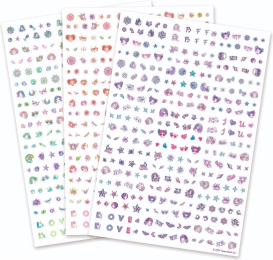 Glitzernde bunte Motive