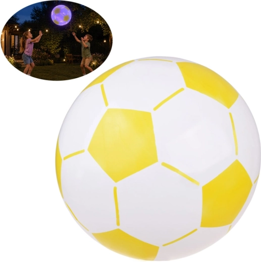 Kinder-Aufblasball mit LED 45 cm