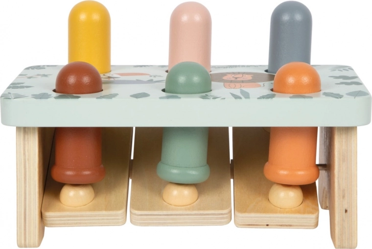 Lustiger „Drück–Spring“-Effekt