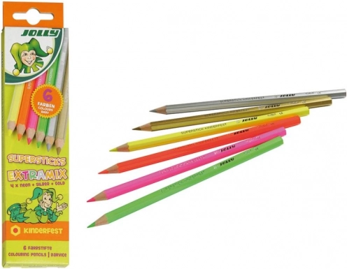 Extramix Buntstifte - Neon und Metallisch