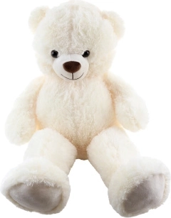 Weißer Plüschbär 90 cm