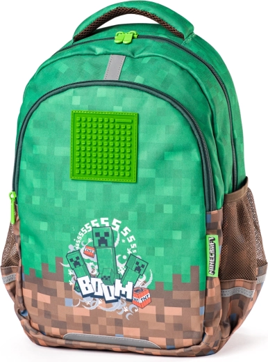 Pixie Crew Schulrucksack Minecraft, zwei Fächer