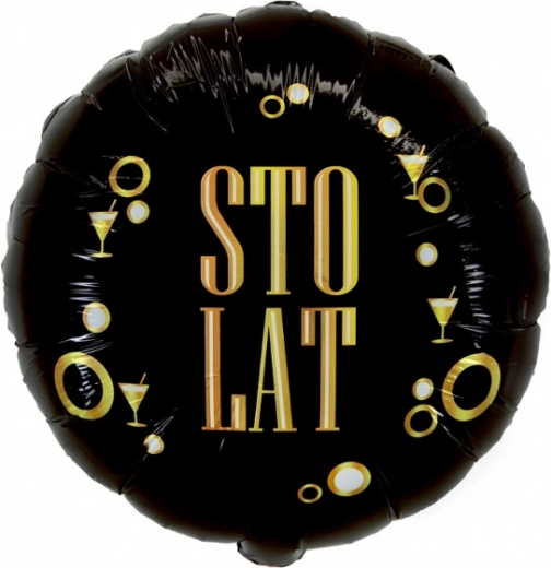 Folienballon „Sto lat“ 18″
