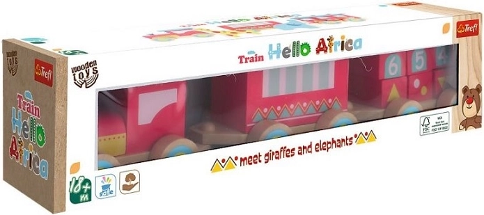 Trefl Holzspielzeugzug Afrika