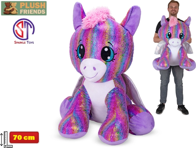Plüsch-Pegasus Star Sparkle 70 cm