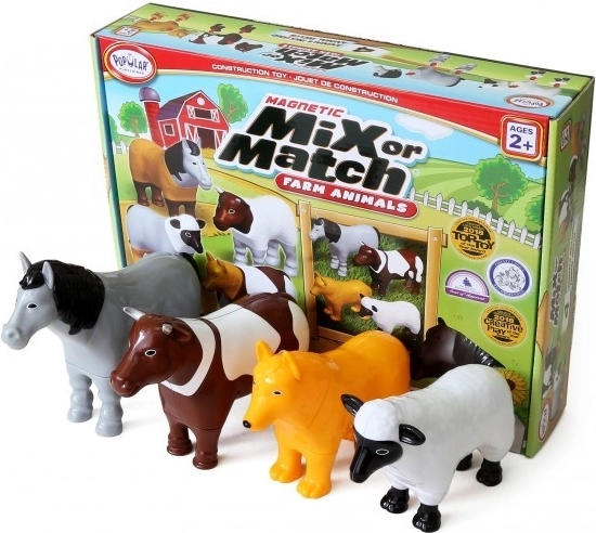 Malblo Magnetic – Bauernhoftiere, magnetisches Konstruktionsspielzeug für Kinder
