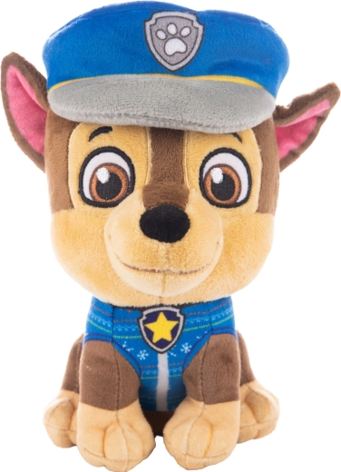 Plüschiger Chase von Paw Patrol im Weihnachtspullover, 28 cm