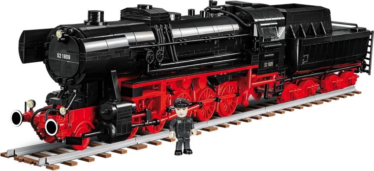 Realistische Lokomotive mit aufwendig gestalteten Details