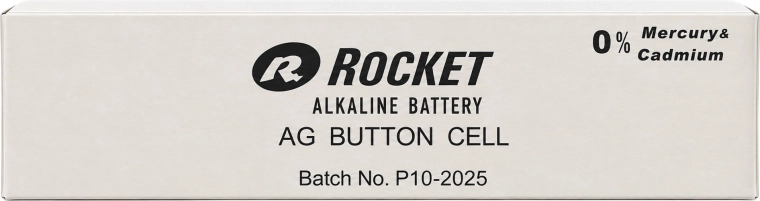 Alkalische Knopfzellenbatterien Rocket AG10 (LR54) 1,5 V – Packung 200 Stk.