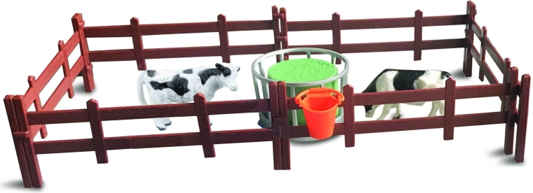 Modularer Zaun und realistisches Füttern