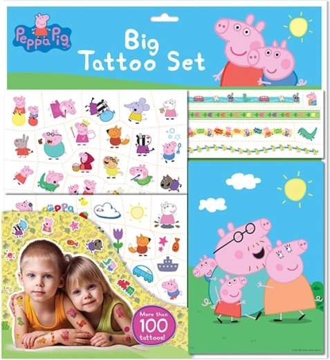 Großes Peppa Wutz Tattoo-Set