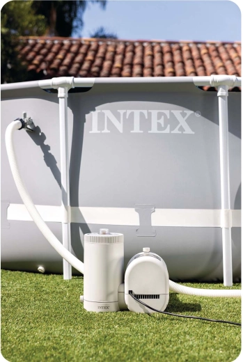 Einfache Installation bei Aufstellpools