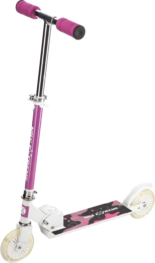Klappbarer Kinderroller NILS Extreme HD505 pink
