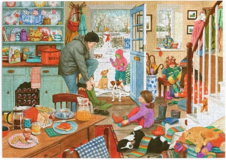 Puzzle House of Puzzles Winterfreuden, 1000 Teile