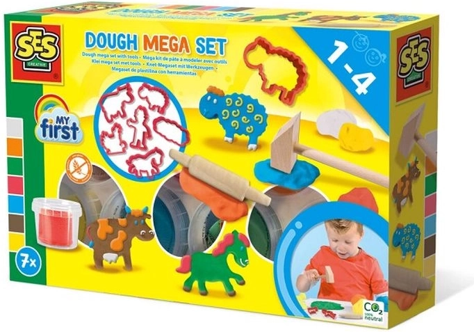 SES Creative My First Mega-Knetset mit Werkzeugen
