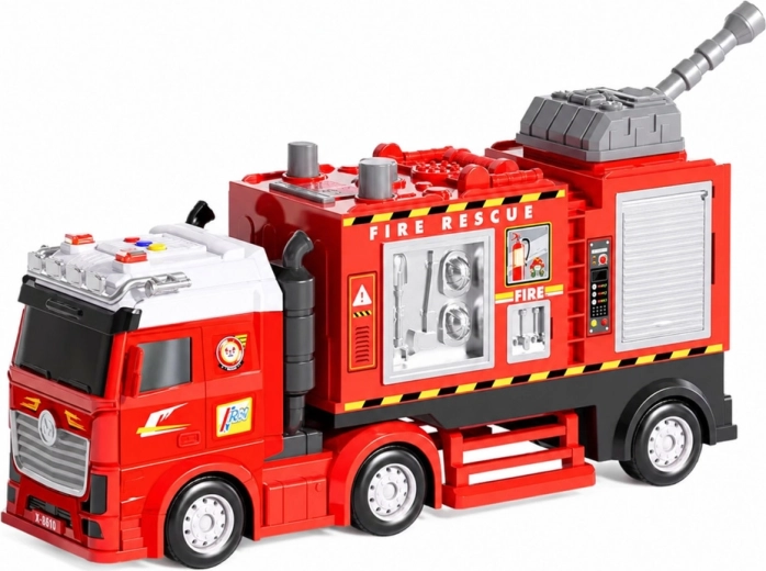 Licht und Sound wie bei echten Feuerwehrfahrzeugen