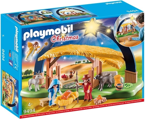 Playmobil Weihnachtskrippe mit Beleuchtung