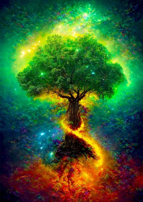 Enjoy Puzzle Nordischer Baum des Lebens 1000 Teile