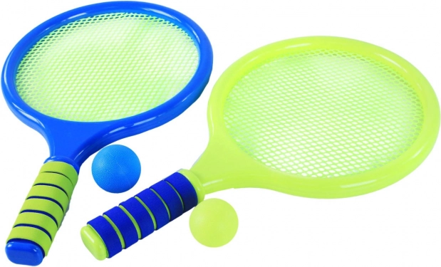 Strandschläger mit Netz – Set mit 2 Bällen