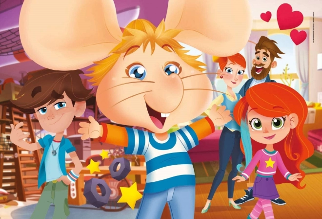 Puzzle CLEMENTONI Mäuschen Gigio MAXI 60 Teile