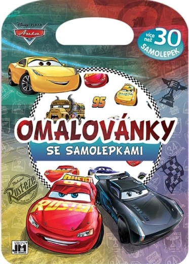 Malbuch mit Stickern – Autos