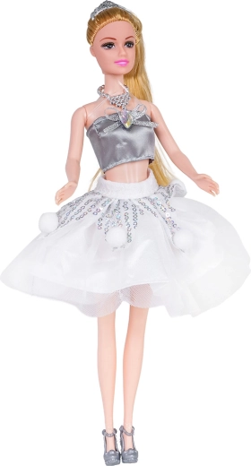 Stylische Puppe mit kämmbaren Haaren