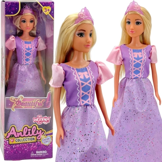 Woopie Puppe Lily – schöne Prinzessin mit Krone
