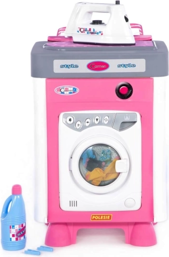 Realistisches Design einer frontbeladenen Waschmaschine