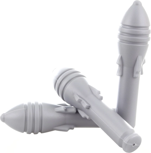 Drei abnehmbare Raketen