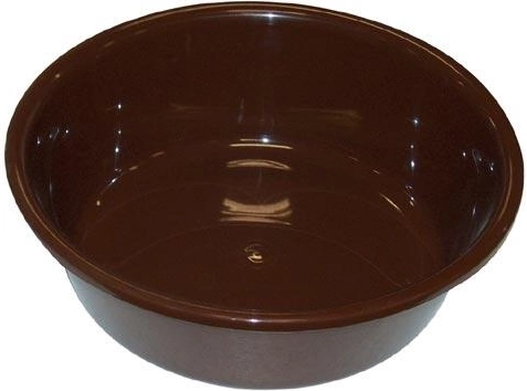 Plastwaschschüssel 36 cm braun