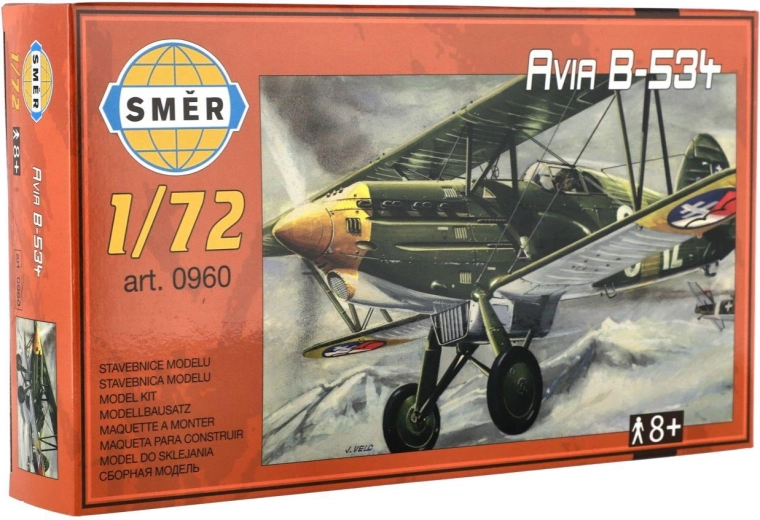 Plastikmodell des Flugzeugs Avia B-534