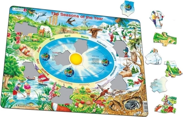 Larsen Puzzle Vier Jahreszeiten Maxi