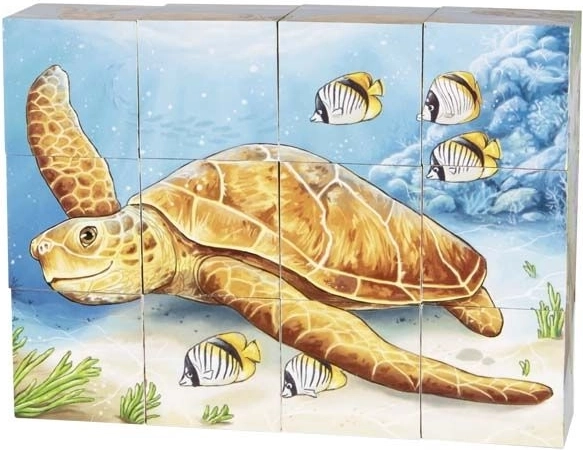 Goki Holzpuzzle Australische Tiere