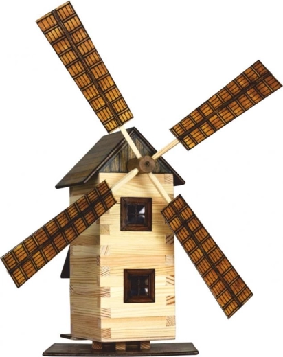Holz-Klebebaumodell Walachia Windmühle 1:32