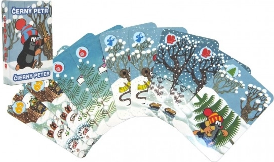 Schwarzer Peter - Der kleine Maulwurf im Winter Spielkarten