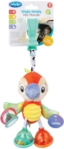 Hängender Papagei mit Clip PLAYGRO