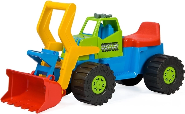 Kinder-Rutscher Bagger Lader BAYO 74 cm blau