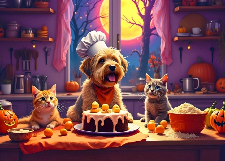 Puzzle Halloween-Backen 300 Teile BLUEBIRD
