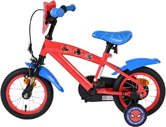 Kinderfahrrad Spider-Man 12" rot-blau
