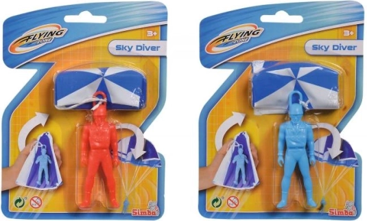 Fallschirmspringer Figur mit Fallschirm