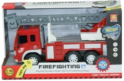 Feuerwehrfahrzeug mit drehbarer Plattform 1:16 Madej