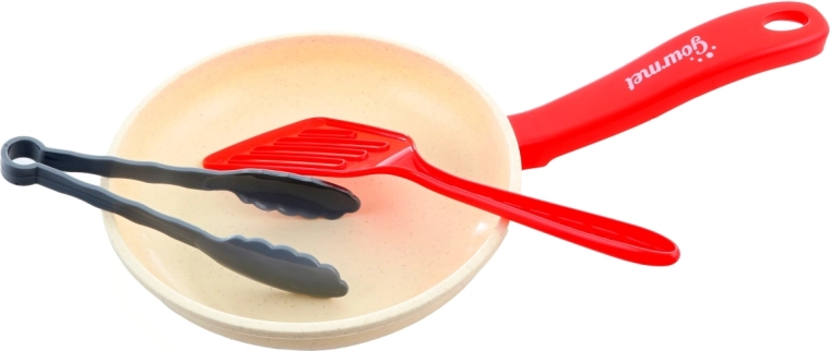 Leichte Pfanne und Zubehör für Kinderhände