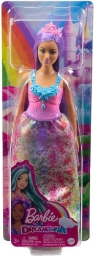 Barbie Dreamtopia Prinzessin Puppe mit violettem Haar