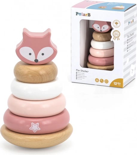 Holzpyramide zum Stapeln Fuchs PolarB von VIGA