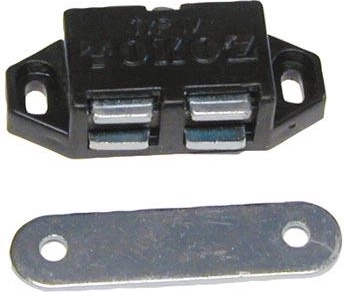 Magnetischer Push-to-Open-Verschluss, braun, 10 Stk.