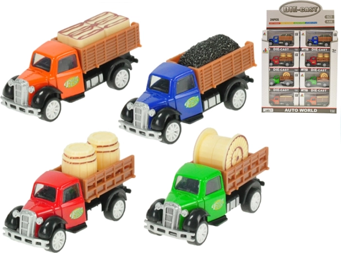 Metallisches Bauernhof-Lkw 1:55 mit Rückzug, 8,5 cm – verschiedene Ausführungen