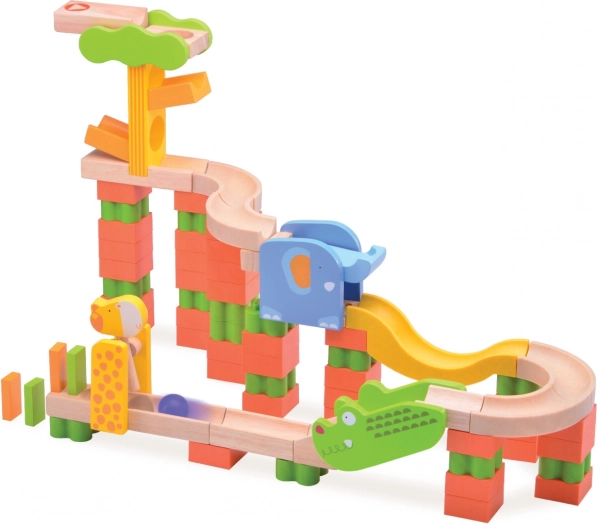 Wonderworld Holz Murmelbahn Safari