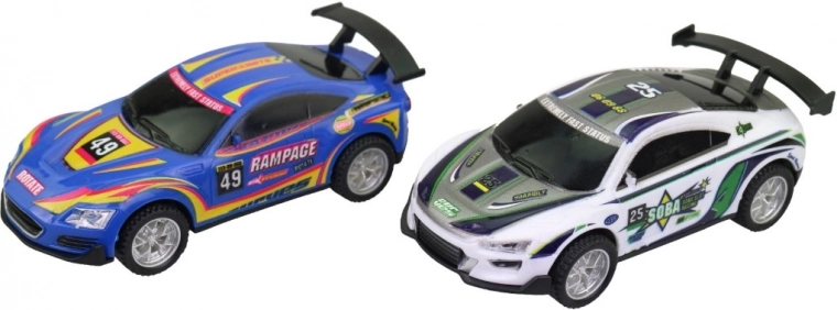 Zwei Rennwagen