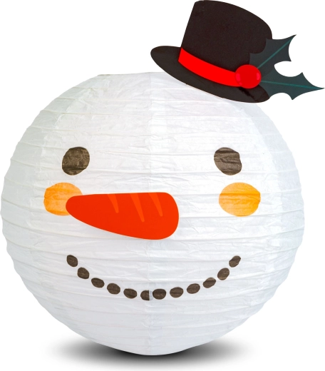 Fröhlicher Schneemann für eine weihnachtliche Atmosphäre